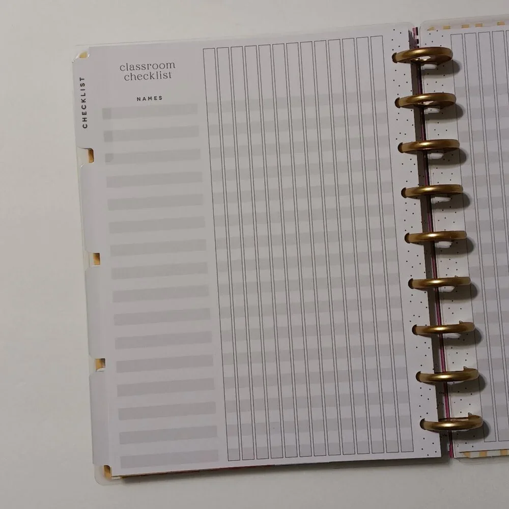The Happy Planner 12-month Teacher Planner - Undated (Lined Vertical Layout)